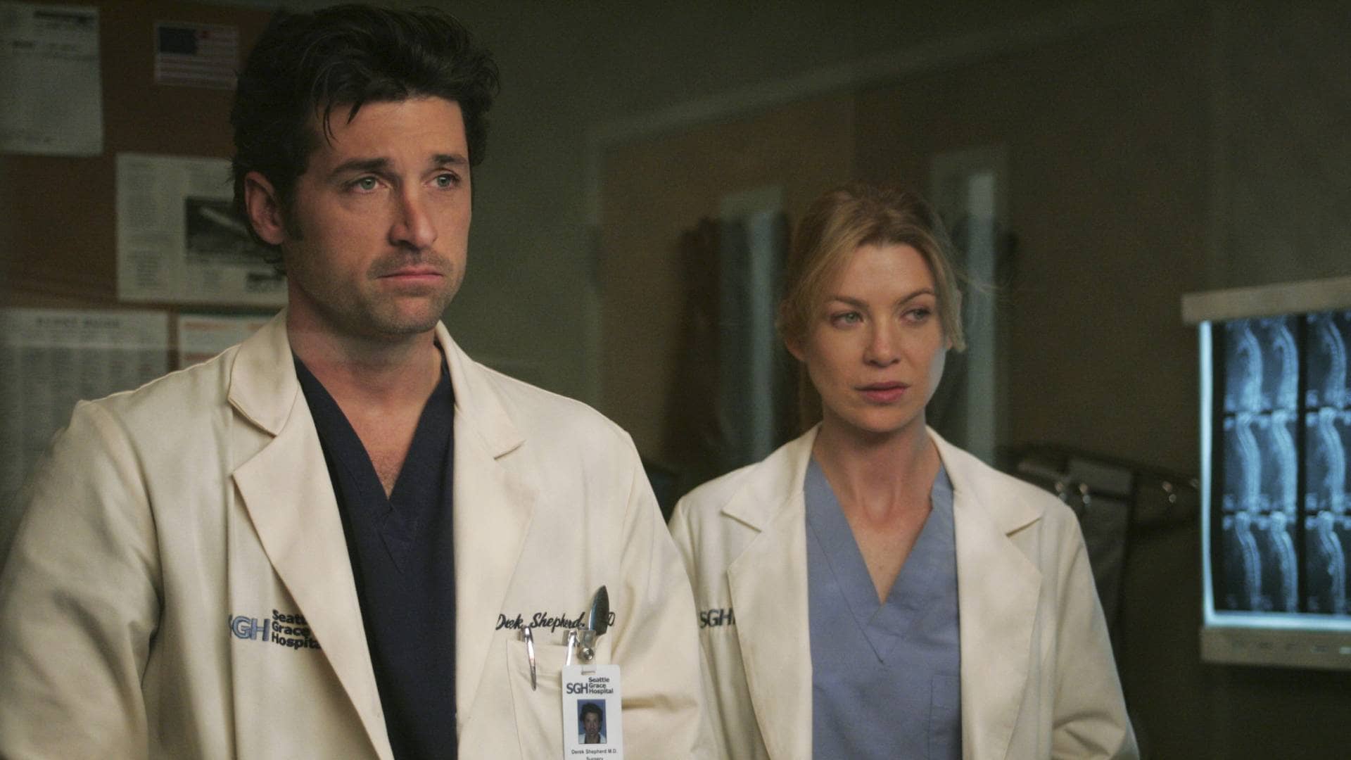 Patrick Dempsey and Ellen Pompeo in ‘Grey’s Anatomy’ Patrick Dempsey and Ellen Pompeo in ‘Grey’s Anatomy’